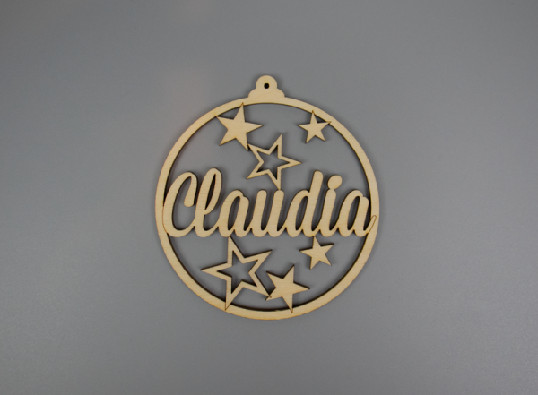 Weihnachtskugel personalisiert Sterne_ B